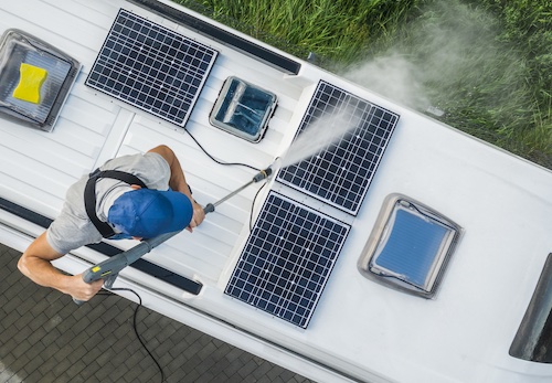 limpieza kit solar camper